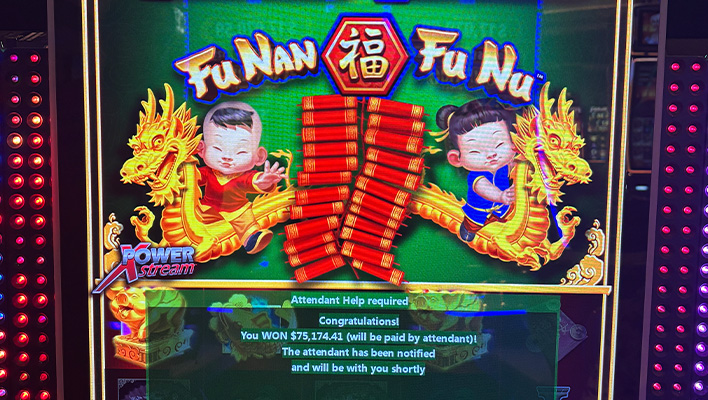 AGS’ Fu Nan Fu Nu Jackpot Screen