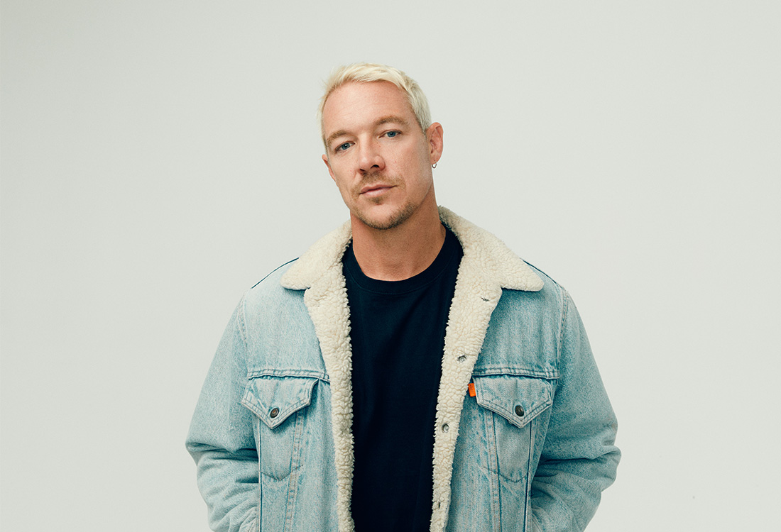 image of DJ Diplo in a jean jacket