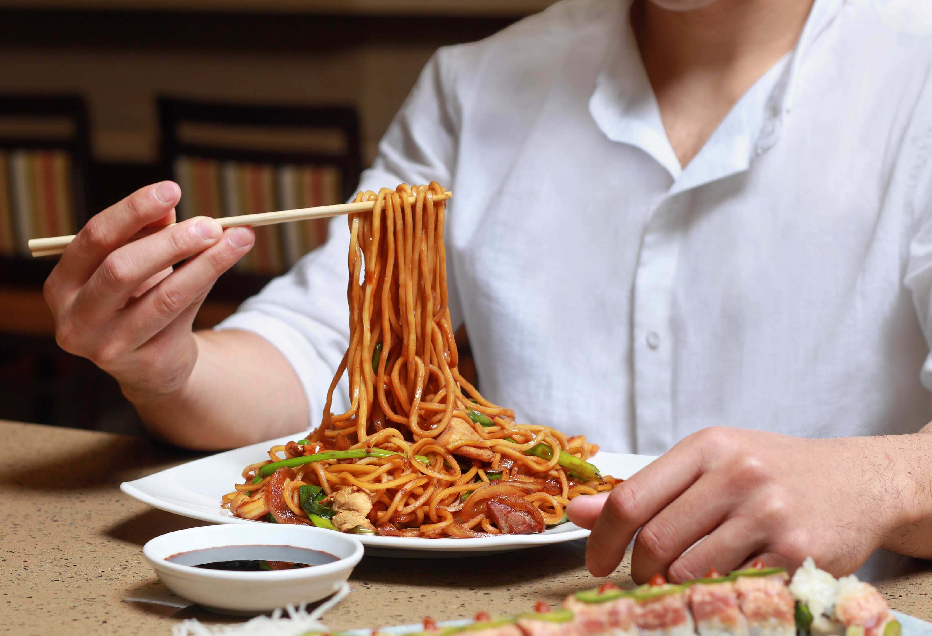 Lo Mein at Rock 'N Raw 